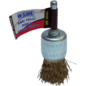 SARI TELLİ PİMLİ KALEM FIRÇA 25 mm