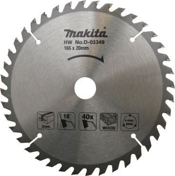AHŞAP DAİRE TESTERE 165x40 DİŞ
