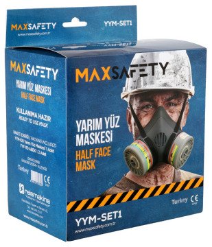MAXSAFETY YYM-SET1 YYM-100 MASKE + YYF-110 ABEK1