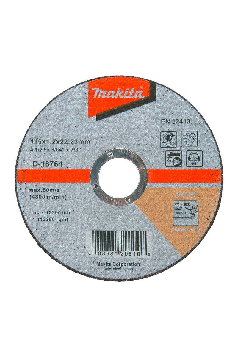 İNOX KESME TAŞI  -  DÜZ 115x1.2 mm