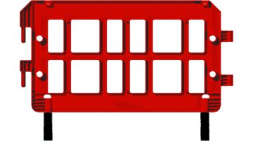 MAXSAFETY MS1-2440 - PLASTİK TRAFİK BARİYERİ