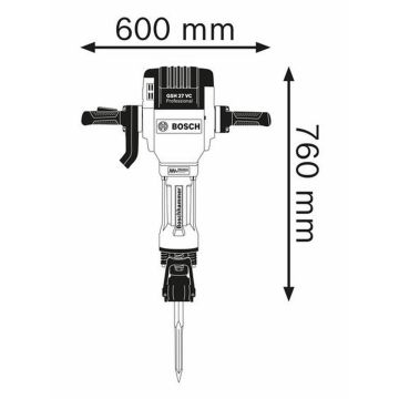 BOSCH Professional GSH 27 VC Kırıcı 29,5 Kğ - 061130A000