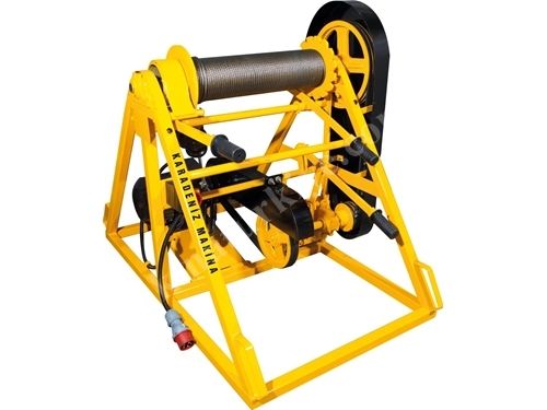 5,5 Hp Yerden Kumandalı İnşaat Vinci Trefaze