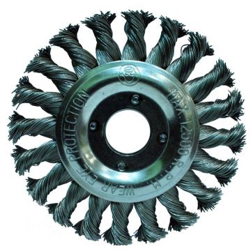 GRİ BURMA TELLİ DAİRE FIRÇA 200 mm