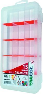15 BÖLMELİ ORGANİZER KUTU