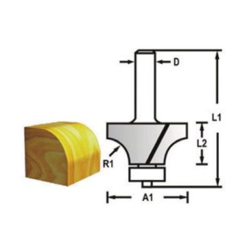 FREZE BIÇAĞI 12x43 mm